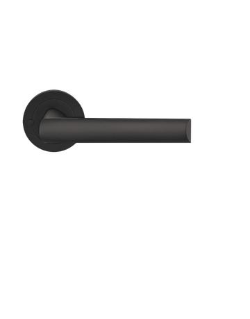 Bild Griffgrt. Paris ER55 S9 Kosmos schwarz mit Drückerrosette /o.Schl.Rosette - KD Comfort-0