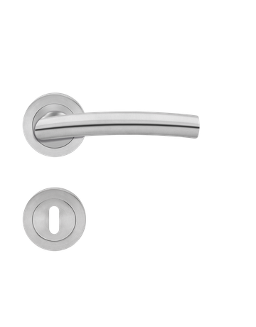 Bild Drücker-Rosettengarnitur Madrid ER56 BB Edelstahl matt TS 38-48mm - Karcher Design-0