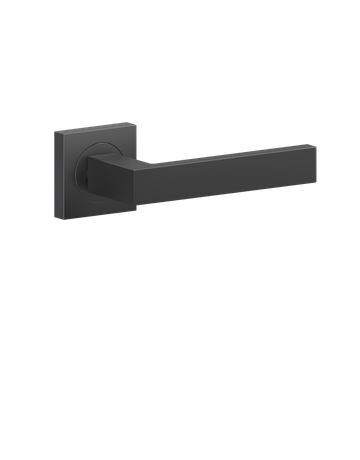 Bild Drücker-Rosettengarnitur Venedig ER61Q 0S Kosmos schwarz - Karcher Design-1