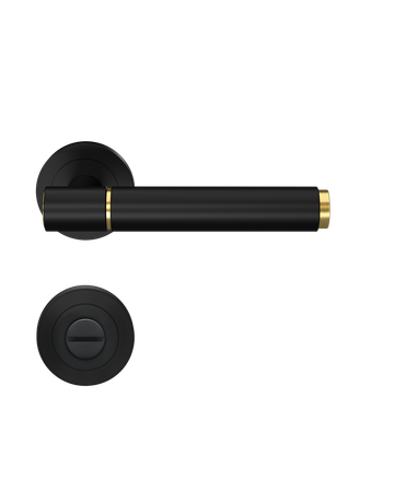 Bild Drückerrosettengrt Studio Select ER90 A3 BAD Kosmos schwarz / Messing - Karcher Design-0