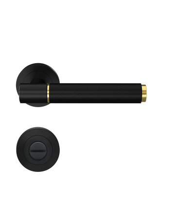 Bild Drückerrosettengrt Studio Select ER90 B1 BAD Kosmos schwarz / Messing - Karcher Design-0