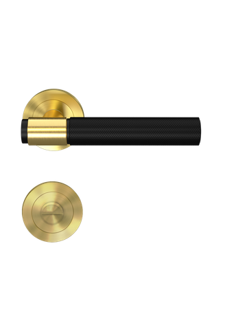 Bild Drückerrosettengrt Studio Select ER90 B2 BAD Mess / Kosmos schwarz - Karcher Design-0