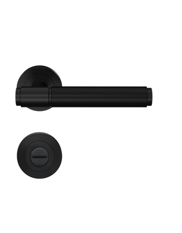 Bild Drücker-Rosettengarnitur Studio Select ER90 B BAD Kosmos schwarz - Karcher Design-0