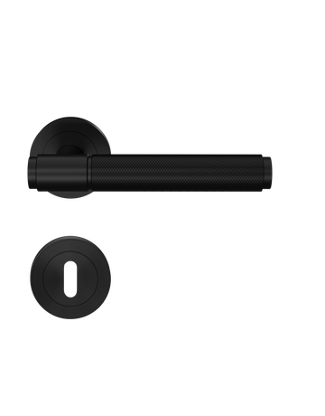 Bild Drücker-Rosettengarnitur Studio Select ER90 B Kosmos schwarz - Karcher Design-0