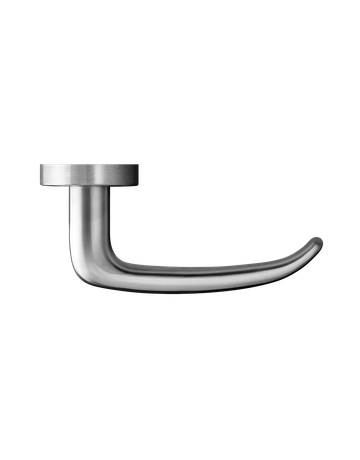 Bild Drücker-Rosettengarnitur Elba ER/EN 22 OS ohne Schlüsselrosette Edelstahl matt TS 38-48mm - Karcher Design-1