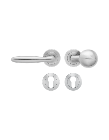 Bild Wechselgarnitur Korfu ER/FS 24 WG L FS 9mm Edelstahl matt TS 38-48mm - Karcher Design-0