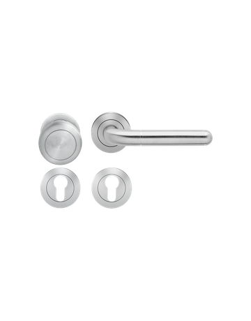 Bild Wechselgarnitur Lignano Steel ER/FS 35 WGR FS 9mm Edelstahl matt TS 38-48mm - Karcher Design-0