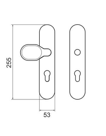 Bild Schutzwechselgarnitur ESG675A PZ 72mm Kl 2 Kosmos schwarz TS 38-64mm - Karcher Design-1