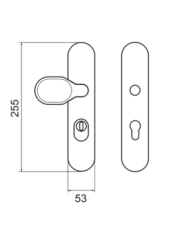 Bild Schutzwechselgarnitur ESG675AK PZ 72mm ZA Kosmos schwarz TS 38-64mm - Karcher Design-1