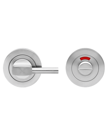Bild Badverriegelung EZ1334 BAD rot/weiß 8mm Stift Ring kantig Edelstahl matt - Karcher Design-0
