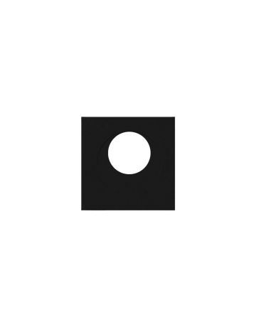 Bild Drückerrosette EZ1340 KAV KABA 22,3 mm quadr. Kosmos schwarz - Karcher Design-0
