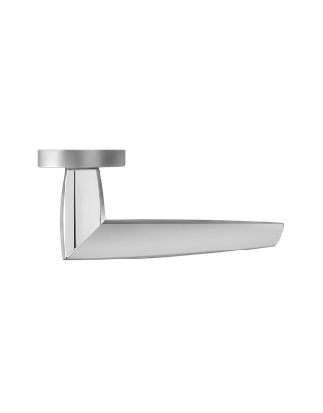 Bild Drückerrosettengarnitur Denver R230 BB Chrom/Chrommatt TS 38-48mm - Karcher Design-1