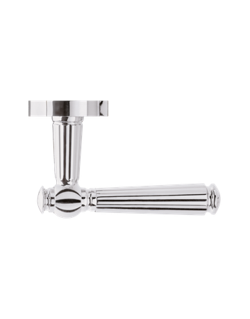 Bild Drücker-Rosettengarnitur Schöntal R260 BB Chrom poliert TS 38-45mm - Karcher Design-1