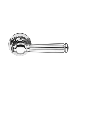 Bild Drücker-Rosettengarnitur Schöntal R260 OS ohne Schlüsselrosette Chrom poliert TS 38-45mm - Karcher Design-0
