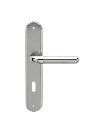 Bild Langschildgarnitur Lignano Steel RL35 BB 72mm Chrom/Nickelmatt TS 30-50mm - Karcher Design-0
