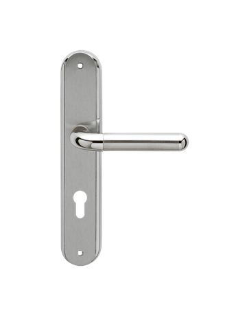 Bild Langschildgarnitur Lignano Steel RL35 PZ 72mm Chrom/Nickelmatt TS 30-50mm - Karcher Design-0