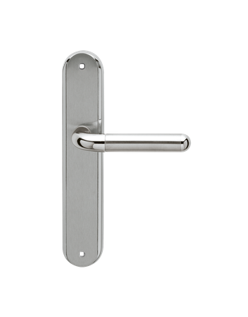 Bild Langschildgarnitur Lignano Steel RL35 UN Ungelocht Chrom/Nickelmatt TS 30-55mm - Karcher Design-0