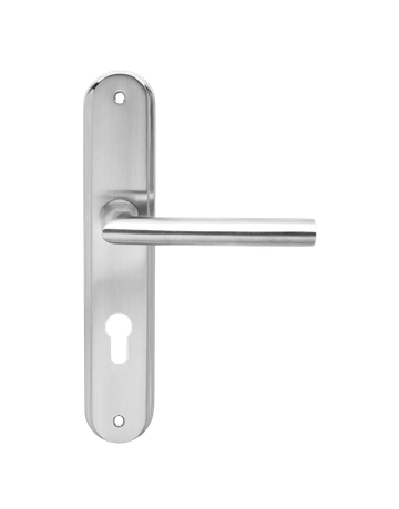 Bild Langschildgarnitur Verona RL37 PZ 72mm Nickelmatt TS 38-48mm - Karcher Design-0