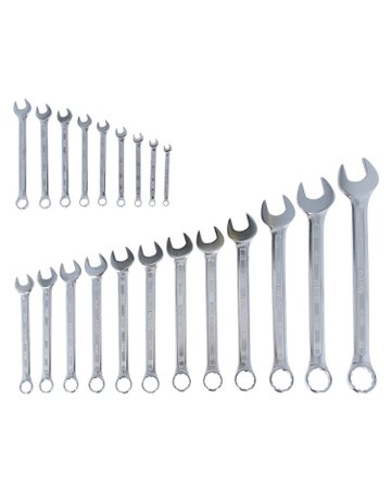 Bild Ringmaulschlüssel-Satz abgewinkelt, 21-t Lg. 6-32mm KS Tools-2