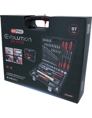 Bild Werkzeugsortiment Universal 97-teilig im Kunststoffkoffer KS Tools-4