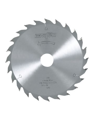 Sägeblatt-HM 168 x 1,2/1,8 x 20 mm, Z 24, WZ, für universellen Einsatz in Holz