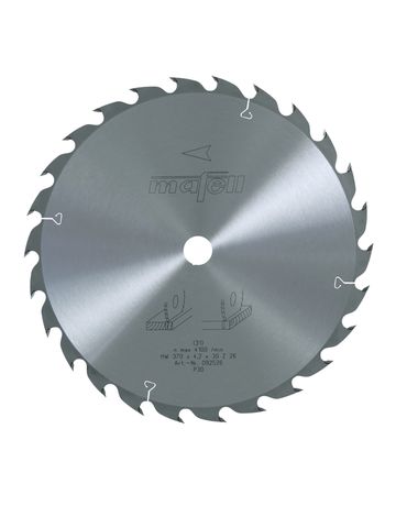 Sägeblatt-HM 370 x 2,2/4,2 x 30 mm, Z 26, WZ, für universellen Einsatz in Holz (MKS 145 Ec)