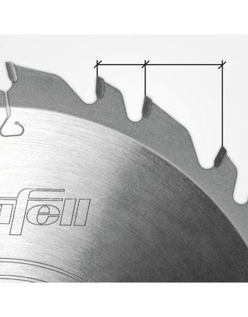 Bild Sägeblatt-HW, 160 x 1,2/1,8 x 20mm, Z28- 4, 3WZ/FZ, für univers. Einsatz in Holz - Mafell-1
