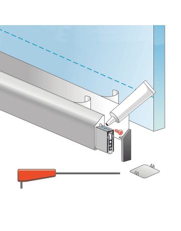 Bild KG-SM-Set schmal, RD, Silikon, 959 mm - Planet-9