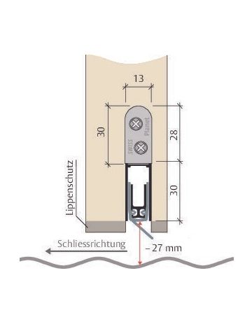 Bild Planet RH, RD 1085 mm RD/44db links inkl. Zubehör 900180, Schräglippe-7