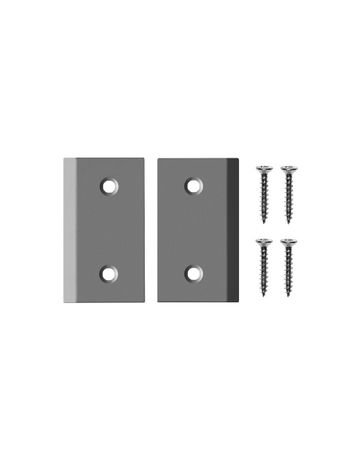 Eckplattenset X3 Edelstahl,29x55mm - Planet