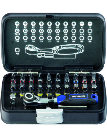 Bild 1/4" Bit Box mit markierten Bits 33tlg - PROJAHN-0