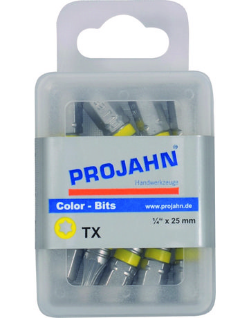 Bild 1/4" markierter Bit TX T20 10er Pack L25 mm - PROJAHN-0