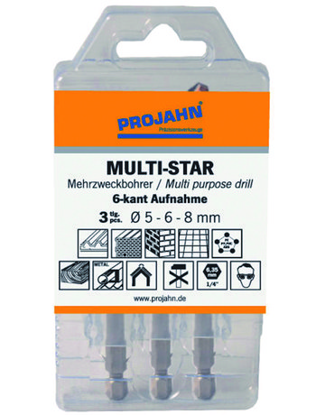 Bild Multi-Star Satz 3-tlg. 6-kant 5, 6, 8 mm - PROJAHN-1