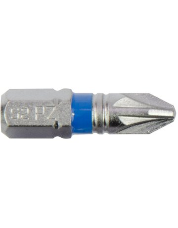 Bild 1/4" markierter Bit Pozidriv Nr 2. 50er Pack L25 mm - PROJAHN-1