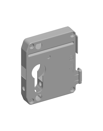 Bild Drehkipp-Getriebeschlosskasten, für Getriebestulp, D 50mm, NX, Stahl RotoSil-1