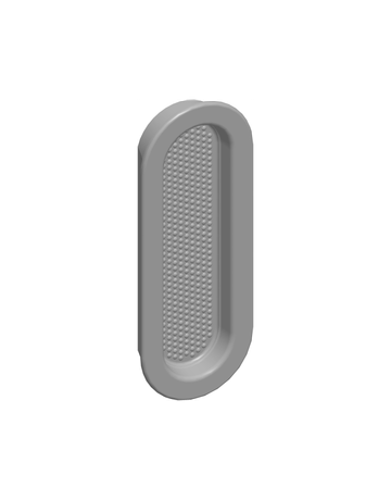 Bild Schiebefenstertür-Griffmulde, 43mm RotoLine Patio Inowa, silber, eloxiert-1