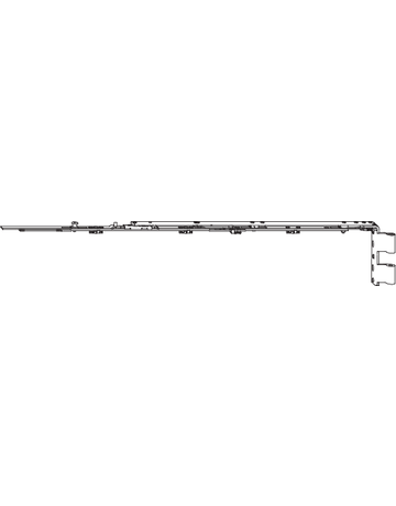 Bild DK-Axerarm, NT, Powerhinge, Gr. 500, DIN Rechts, KF 12/18-9, silber - Roto-0