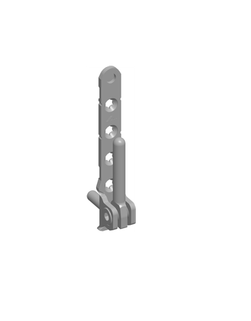 Bild DK-Ecklager P 6/150 max. 150 kg NX DIN Links-Rechts verkehrsweiß - Roto-1