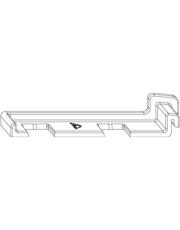 Bild PIN H IV92 EINLEGESCHABLONE SCHWELLE - Roto-0