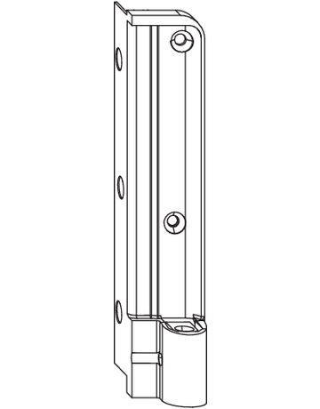 Bild DK-Ecklager, SWL, DIN Rechts, NT PowerHinge, Stahl, verzinkt - Roto-0