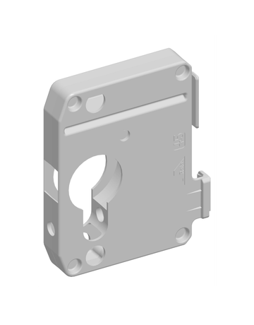 Bild Drehkipp-Getriebeschlosskasten, für Getriebestulp, D 45mm, NX, Stahl RotoSil-1