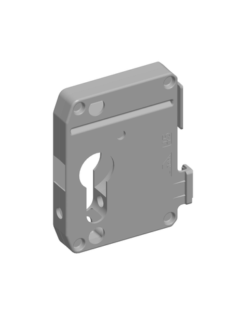 Bild Drehkipp-Getriebeschlosskasten, für Getriebestulp, D 45mm, NX, Stahl RotoSil-1