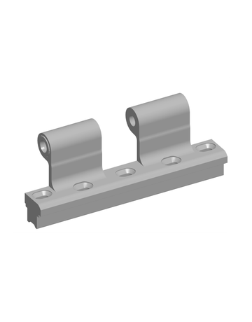Bild Drehflügel-Falzmittelband, DL-R, NT PowerHinge, 12/18-9, Stahl, EV1, beschichtet - Roto-1