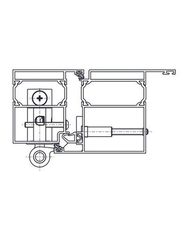 Bild ALPRO ALR 3020/160 3D PG01 RAL 9016 Verkehrsweiß (070) - SIMONSWERK-1