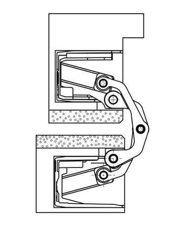 Bild Türband TECTUS TE 540 3D A8 DL-R, poliert vermessingt - SIMONSWERK-7