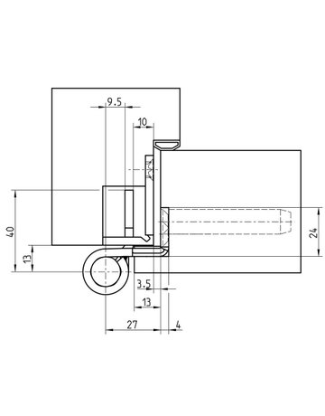 Bild Objektband VARIANT VX 7939/160-4 VBR+ Ø22,5/400kg,edelstahl matt - SIMONSWERK-3