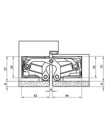Bild Türband TECTUS TE 540 3D A8 DL-R, poliert vermessingt - SIMONSWERK-3