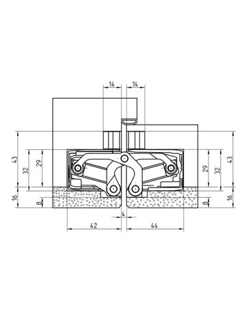 Bild TECTUS TE 626 3D A8 BW/1 Edelstahl matt (040) - SIMONSWERK-4
