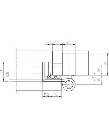 Bild Einfräsband BAKA Protect 4010 3D FD MSTS edelstahl matt-2