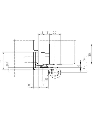 Bild Einfräsband BAKA Protect 4030 3D FD MSTS edelstahl matt-2